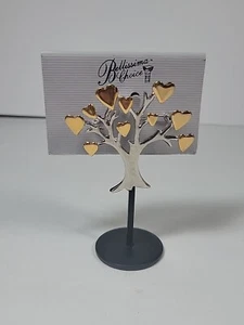 Vintage Bellisma Choice Silver Tone Tree With Gold Tone Hearts New on Card NOS - Picture 1 of 7