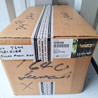 GENUINE Lexmark T640 T6472 T644 X642 X644 X646 Fuser Maintenance Kit 40X0100 - Image 1 of 2