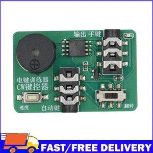 CW Trainer Can Adjust The Transmission Speed CW Keyer Handheld Key Oscillator - Zdjęcie 1 z 11