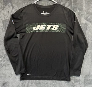 New York Jets Nike On Field Dri-Fit Langarmshirt Herren Small schwarz NFL - Bild 1 von 9
