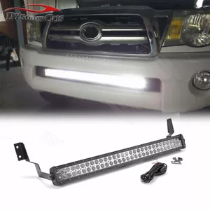 Fit Toyota Tacoma 05-15 32" 180W LED Light Bar Hidden Bumper Bracket+Wiring Kits - Picture 1 of 3