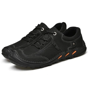 Men's Outdoor Sneakers Shoes Low Top Non-slip Hiking Camping Sports Casual Shoes - Picture 1 of 15