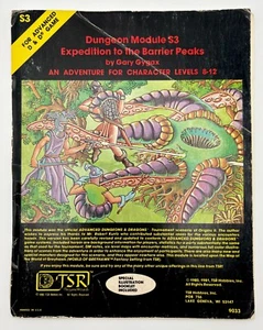 Dungeons & Dragons Module S4 Expedition to the Barrier Peaks 1980 TSR #9033 AD&D - Imagen 1 de 2