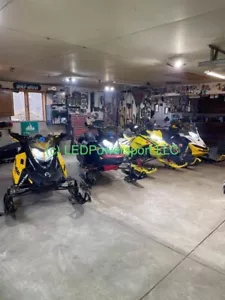 Ski Doo REV XP XS XR LED Headlight Kit Plug & Play 2003-2018 SOLD BY SNOWMOBILER - Picture 1 of 12