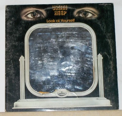 Uriah Heep - Look At Yourself - 1971 Vinyl LP Record Album Die Cut Mirror Cover - Image 1 of 2
