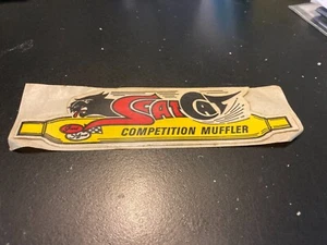 SCATCAT COMPETITION MUFFLERS  Original Vintage Sticker - Picture 1 of 1