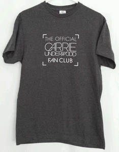 Official CARRIE UNDERWOOD fan club T-Shirt Sz M Womens CMA American Idol Country - Picture 1 of 3