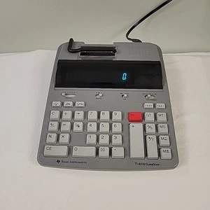 Texas Instruments TI-8230 Tax SuperView Printing Calculator Adding Machine - Picture 1 of 5