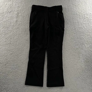 Tahari Womens Pants Black Size Small Petite Pull On Mid Rise Rayon Blend - Picture 1 of 17