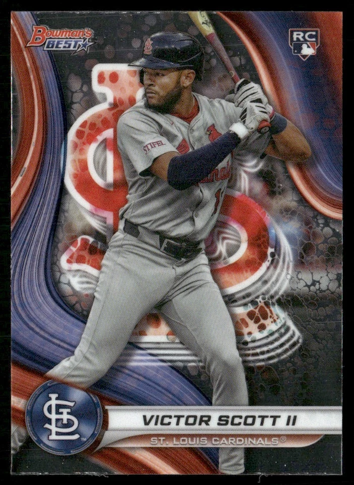 2024 BOWMAN'S BEST VICTOR SCOTT II RC ST. LOUIS CARDINALS #61 - Image 1 of 2