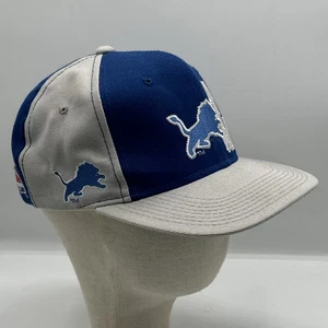 De colección Detroit Lions Snapback Sombrero Deportes Especialidades Espalda Script Mezcla Lana NFL - Imagen 1 de 7