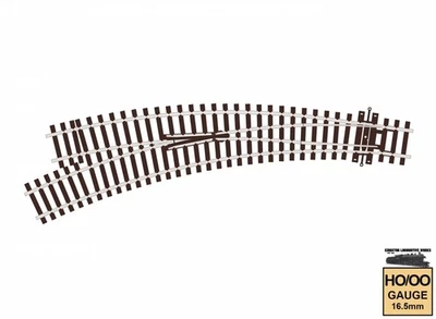 Peco SL-U77 HO/OO Small Curved LH Left Hand Nickel Silver Code 100 UniFrog - Image 1 of 2