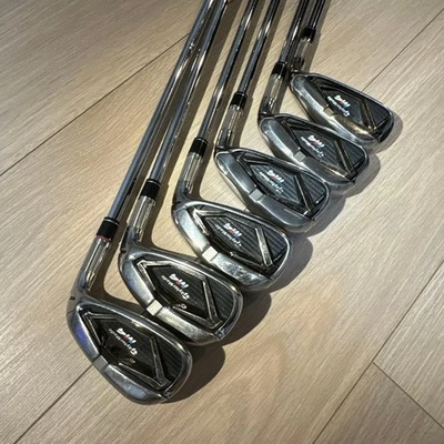 TaylorMade M4 Irons #5-9,Pw(6Clubs)/REAX STEEL JAPAN-SPEC 90/Flex:Stiff - Image 1 of 4