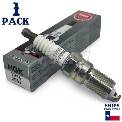 Bujía NGK 3951 TR55 V-Power para T20EPR-U15 T16EPR-U15 SP446 SP400 - 1 paquete Foto 1 de 3