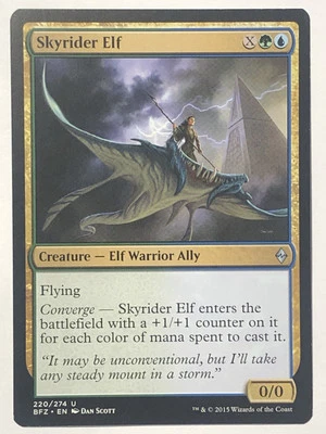 MTG TCG - Skyrider Elf 220/274 BFZ - LP - NM (Free Shipping $5+) - Image 1 of 2