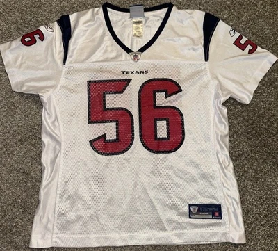 Camiseta de fútbol americano Brian Cushing Reebok Houston Texans NFL talla grande blanca para mujer” Foto 1 de 4