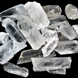 1 kg Bergkristall roh / Bruch Wassersteine Edelsteine Heilstein A/B - Qualität - Bild 1 von 3