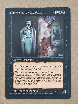 Royal Assassin -FBB 4th edition - Portuguese Language -Lightly Played Condition - Image 1 of 2
