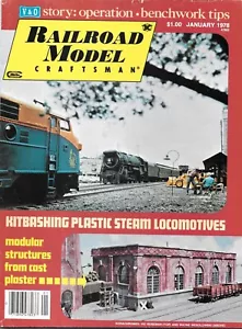Railroad Model Craftsman Ja 1978 Benchwork Cast Plaster Rock Island EBT Canadian - Picture 1 of 6