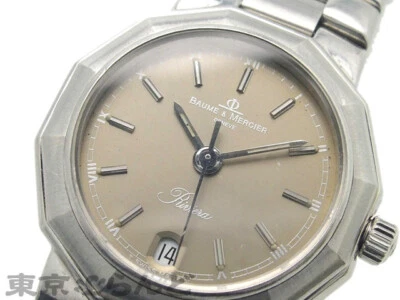 ¡Esfera dorada rara! Reloj de cuarzo Baume & Mercier Riviera 5231.2 para mujer Foto 1 de 4