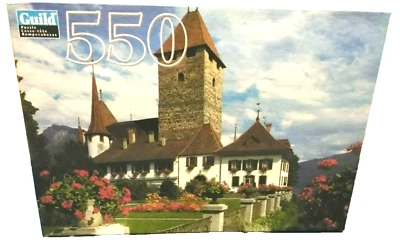 Hasbro New Lake Maggiore, Switzerland Guild Jigsaw Puzzle 14"X18" 550 Pcs - Image 1 of 4