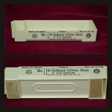 1st National MOTOR Bank York Nebraska Car Dashboard Caddy Vtg 1950s 1960s  XS01