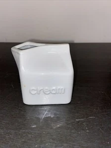 WHITE MILK CARTON ~ CREAMER ~ SZ 1 CUP NEW - Picture 1 of 7
