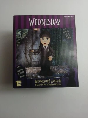 New Halloween Wednesday Adams Inflatable 3.5 ft Lights Up - Image 1 of 4