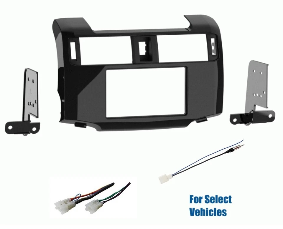 Charcoal Car Stereo Radio Dash Wire Kit Combo for some 2014-2019 Toyota 4 Runner - Image 1 of 1