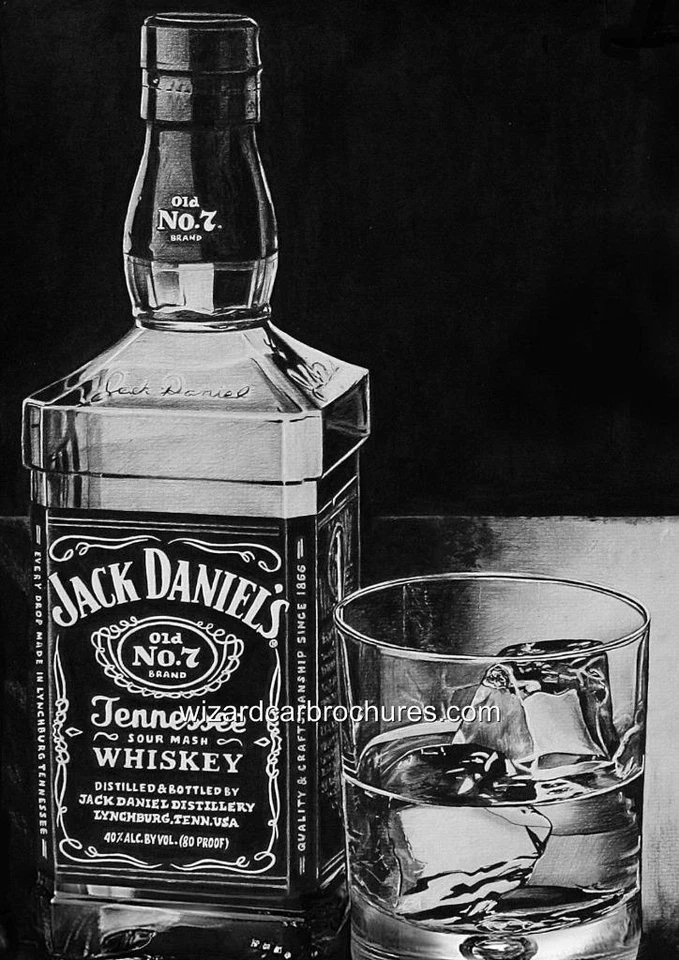 JACK DANIELS BOURBON QUALITY A3 POSTER PRINT AD MAN CAVE SHED PUB GARAGE BAR - Bild 1 von 1