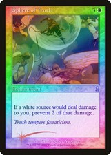Sphere of Truth FOIL Odyssey PLD White Uncommon MAGIC GATHERING CARD ABUGames