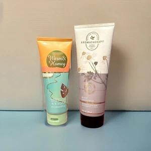 Bath & Body Works Schwarze Kamille und Warm & Honig Körpercreme & Waschung NEU 8 Oz. - Bild 1 von 5