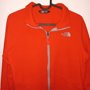 The North Face Boys XL Red Full Zip In Fleece Sweater Jacket - Picture 1 of 8