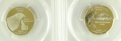 2007-S 25C- 5 STATE QUARTER GRADED COIN SET PCGS PR69DCAM - Image 1 of 4