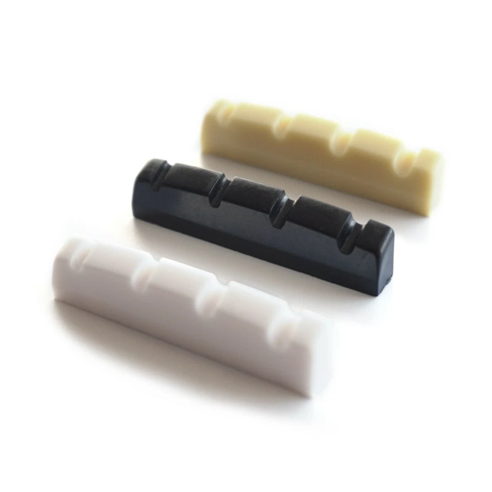 GUITAR ANATOMY Tuerca de resina para bajos Tuerca de guitarra eléctrica - 42 mm - Anatomía de guitarra