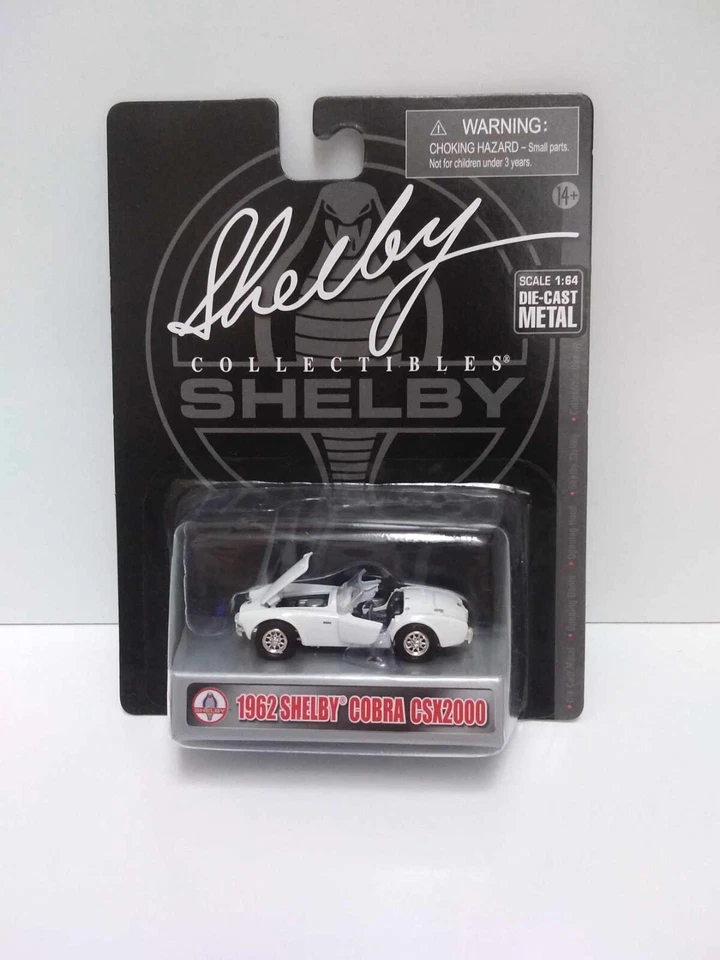 SHELBY COLLECTIBLES - SHELBY 1962 CSX2000 1/64 (GLOSS WHITE) (B1) - Image 1 of 1