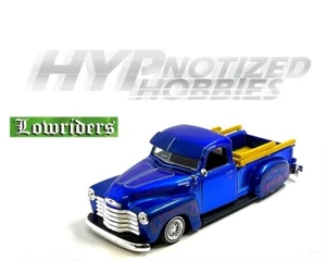 MAISTO 1:24 1950 CHEVROLET 3100 PICKUP TRUCK LOWRIDER  DIE-CAST  BLUE 34545 NB - Picture 1 of 1