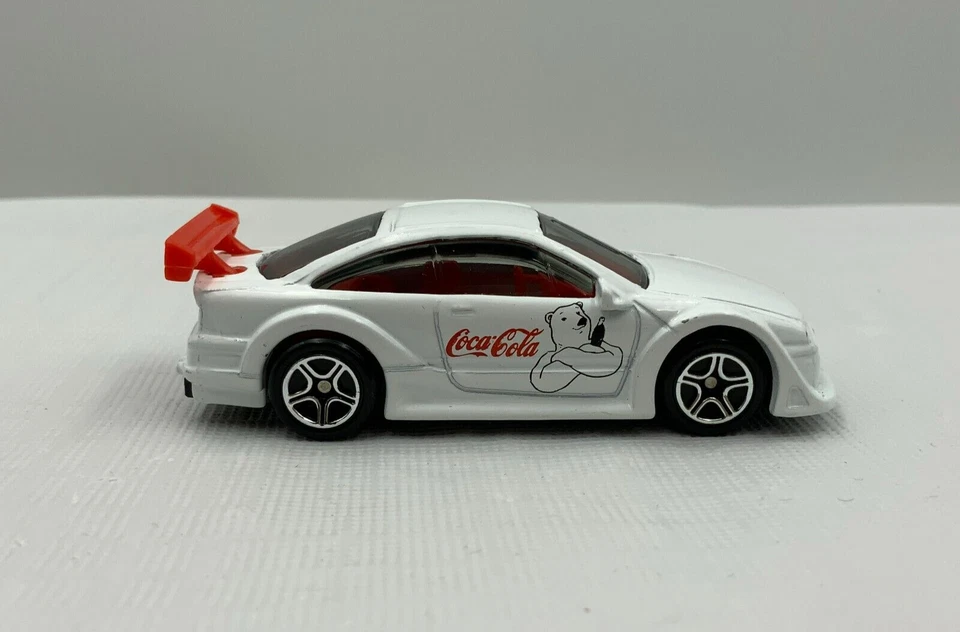 Vintage Matchbox Coca-Cola Opel Calibra White Die Cast - Image 1 of 4