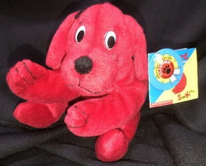 CLIFFORD DER GROSSE ROTE HUND Sitzsack Plüsch Neu Etikett Happy 35th Birthday Edition - Bild 1 von 9