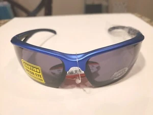 Pugs Indoor and Outdoor Safety Glasses, Rated to ANSI z87.1 Blue /Blk - Picture 1 of 6