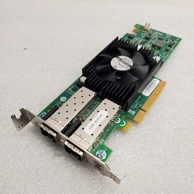 Dell Emulex Dual Port 10Gb SFP PCIe Network Interface Card 06FC2Y 6FC2Y - Image 1 of 4