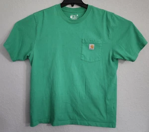 Camiseta Para Hombre Grande K87 Ajuste Original SS CARHARTT Bolsillo 100% Algodón - Imagen 1 de 11
