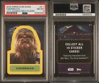 2015 Star Wars Sticker - Journey To The Force Awakens - Chewbacca - PSA 8
