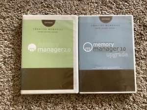Creative Memories SOFTWARE SCRAPBOOKING Memory Manager 2.0 e 3.0 aggiornamento 2 dischi - Foto 1 di 7