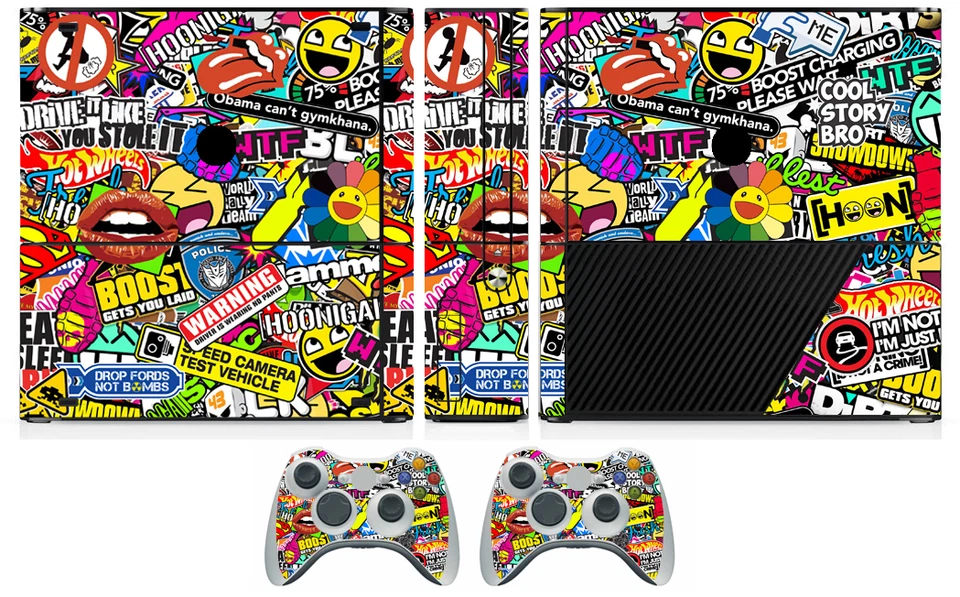 Bombing N262 Vinyl Decal Skin Sticker for Xbox360 Slim E and 2 controller skins - Image 1 of 1