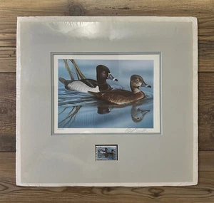 1984 OKLAHOMA - State Duck Stamp Print - Matted & Ready for Framing - HOYT SMITH - Picture 1 of 5