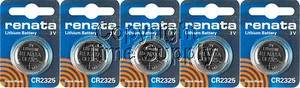 5 pc 2325 Renata Lithium Watch Batteries FREE SHIP Expire 08/2022 - Picture 1 of 1