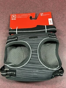 Reddy Cat Harness And Leash Set Size S/M Brand New Black Color Small Medium - Picture 1 of 3
