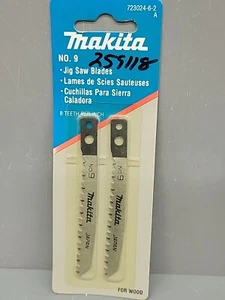 Makita No. 9 JigSaw Blade 723024-6-2 WOOD 8 Teeth TPI New Old Stock - Bild 1 von 8