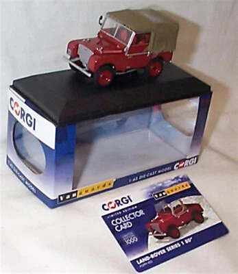 VANGUARDS Land Rover Series 1 80" Poppy red VA11118 ltd ed - Image 1 of 2